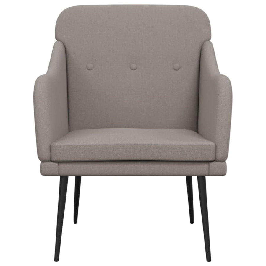 Fauteuil 63x76x80 cm stof taupe