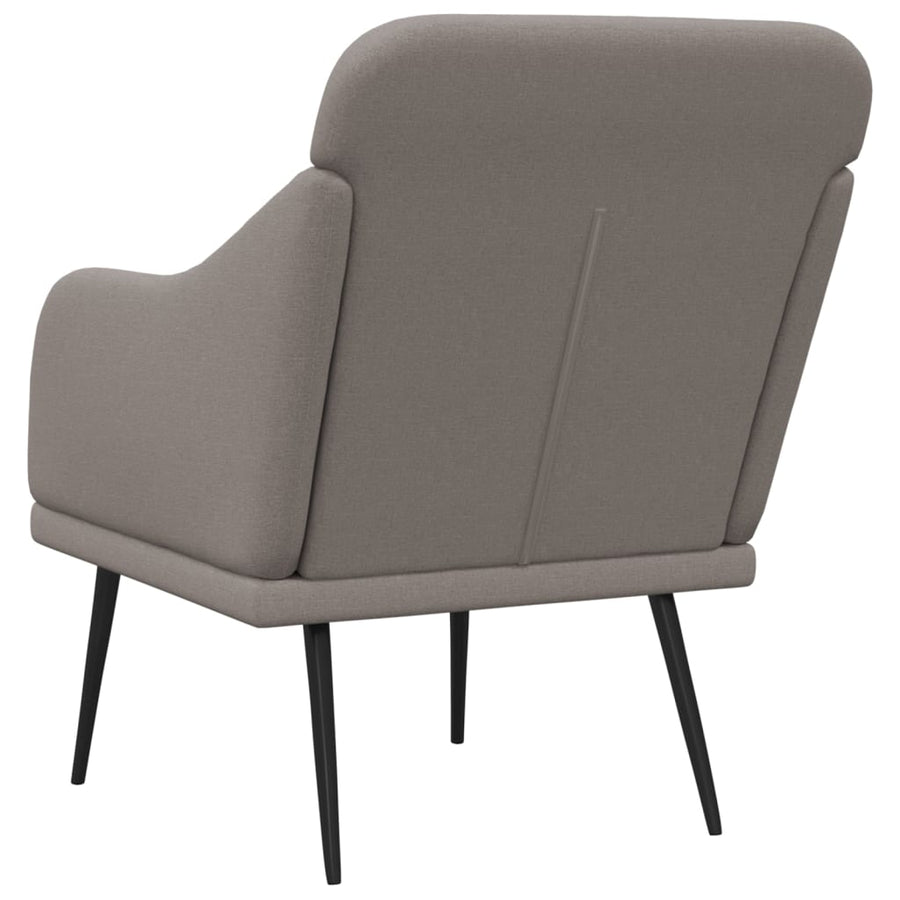 Fauteuil 63x76x80 cm stof taupe