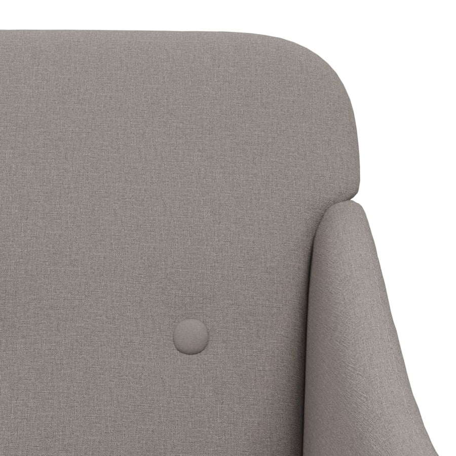 Fauteuil 63x76x80 cm stof taupe