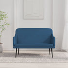 Bankje 110X76X80 Cm Stof Blauw