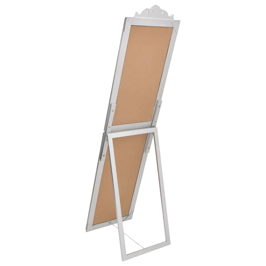 Spiegel Vrijstaand 40X160 Cm Wit Kleurig 40 x 6.5 x 160 cm