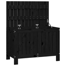 Tuinbox 76X42,5X54 Cm Massief Grenenhout Zwart