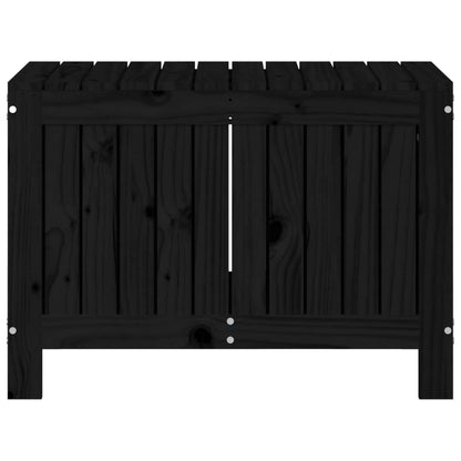 Tuinbox 76X42,5X54 Cm Massief Grenenhout Zwart