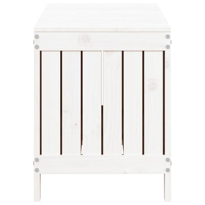Tuinbox 108X42,5X54 Cm Massief Grenenhout Wit