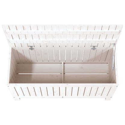 Tuinbox 108X42,5X54 Cm Massief Grenenhout Wit