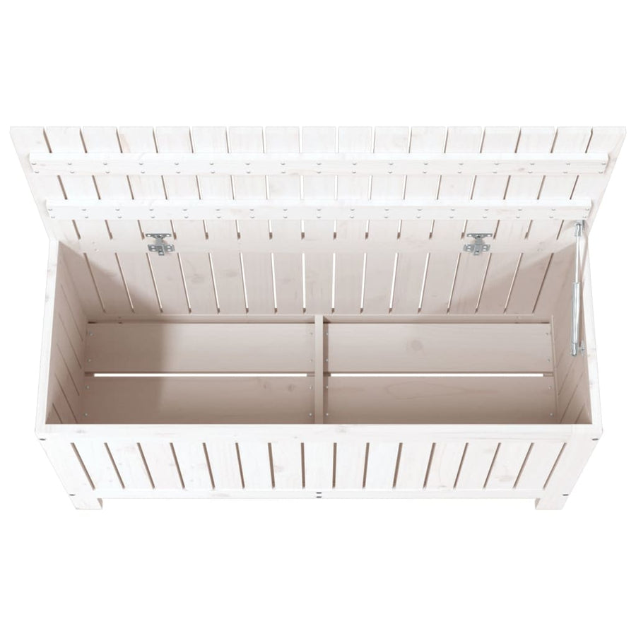 Tuinbox 108X42,5X54 Cm Massief Grenenhout Wit