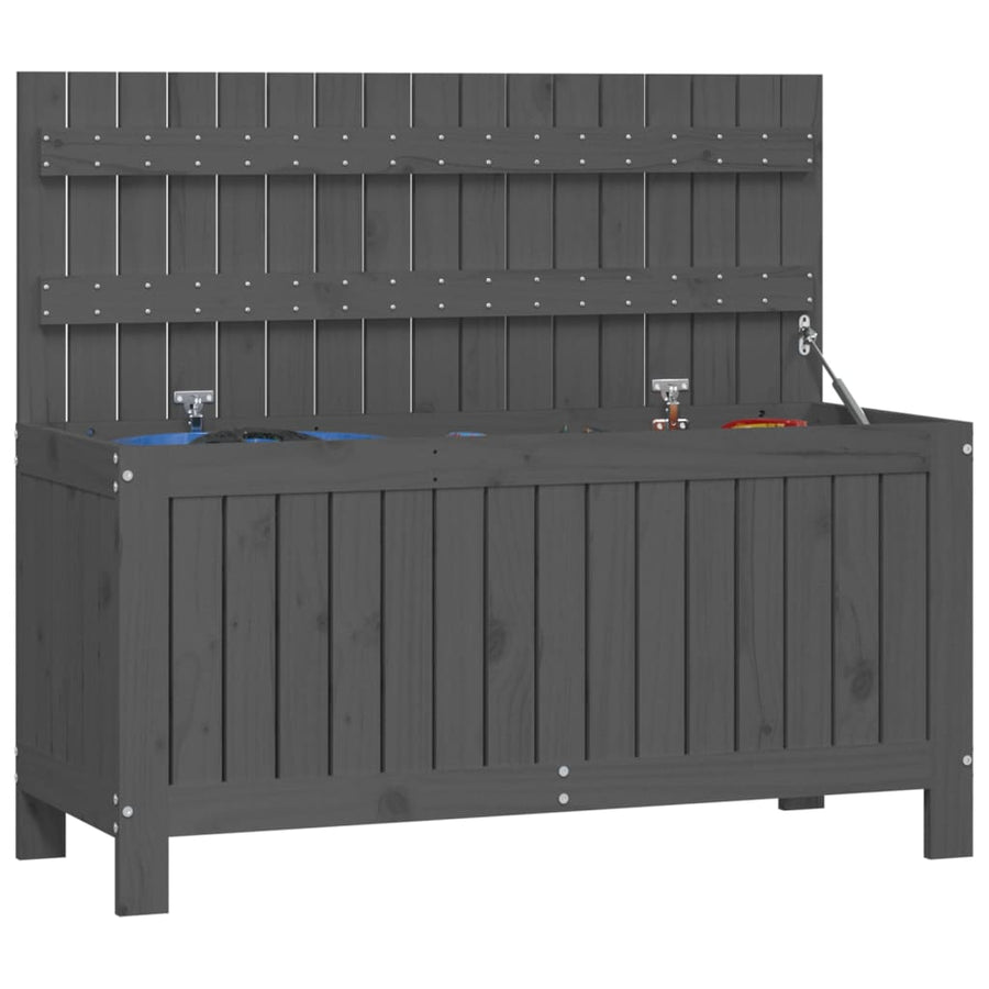 Tuinbox 108X42,5X54 Cm Massief Grenenhout Grijs