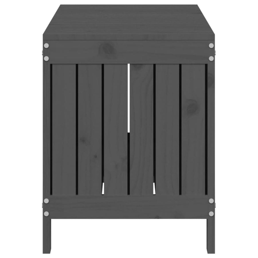 Tuinbox 108X42,5X54 Cm Massief Grenenhout Grijs