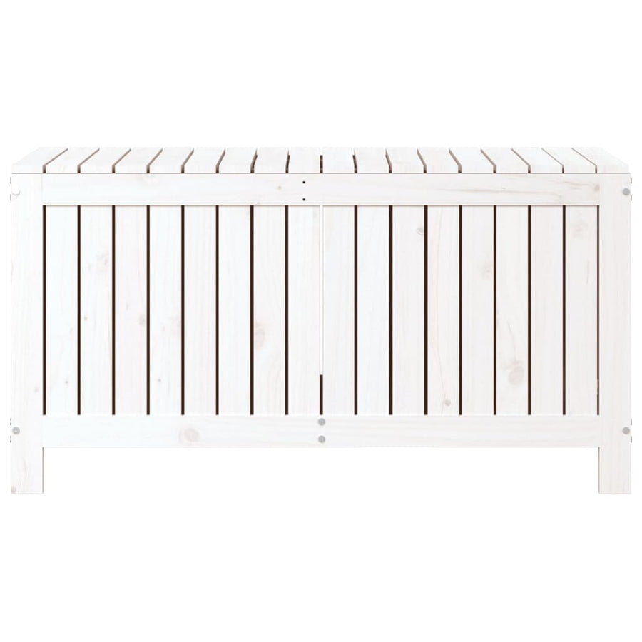 Tuinbox 115X49X60 Cm Massief Grenenhout Wit