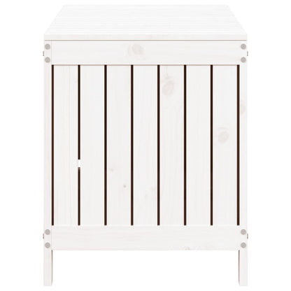 Tuinbox 115X49X60 Cm Massief Grenenhout Wit