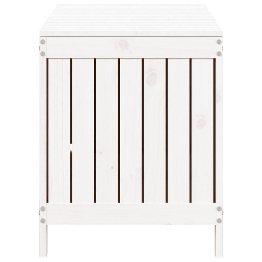 Tuinbox 115X49X60 Cm Massief Grenenhout Wit