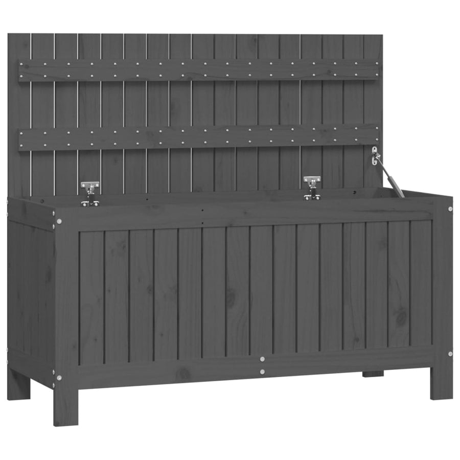 Tuinbox 115X49X60 Cm Massief Grenenhout Grijs
