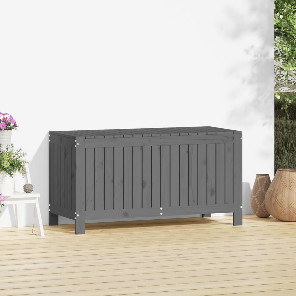Tuinbox 115X49X60 Cm Massief Grenenhout Grijs