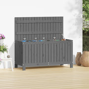 Garden Storage Box 115x49x60 cm Solid Pinewood Grey