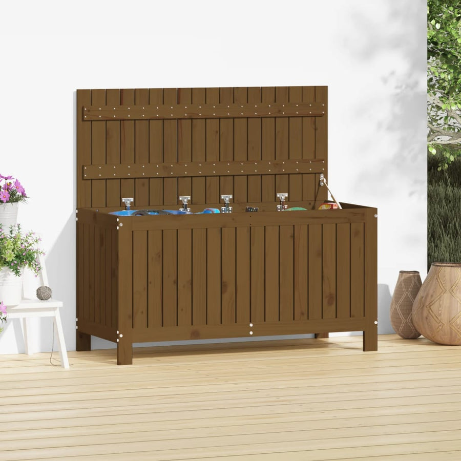 Tuinbox 115X49X60 Cm Massief Grenenhout Honingbruin