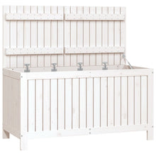 Tuinbox 121X55X64 Cm Massief Grenenhout Wit