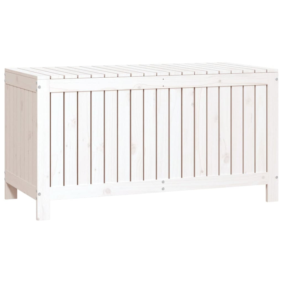 Tuinbox 121X55X64 Cm Massief Grenenhout Wit
