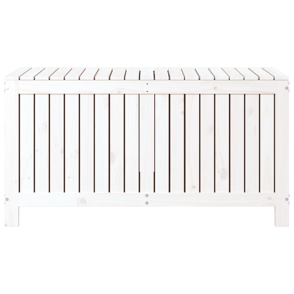 Tuinbox 121X55X64 Cm Massief Grenenhout Wit