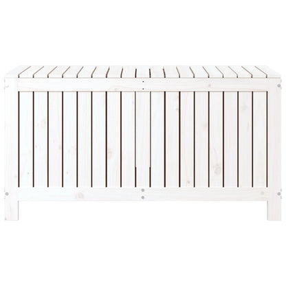 Tuinbox 121X55X64 Cm Massief Grenenhout Wit