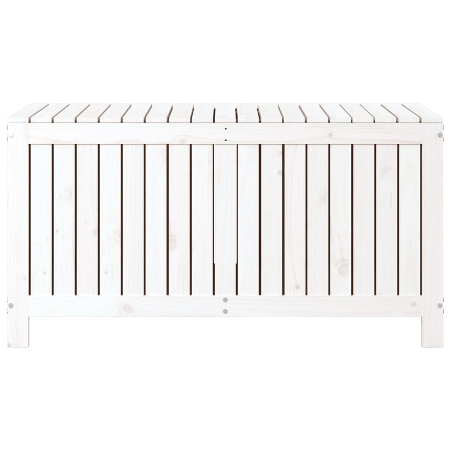 Tuinbox 121X55X64 Cm Massief Grenenhout Wit