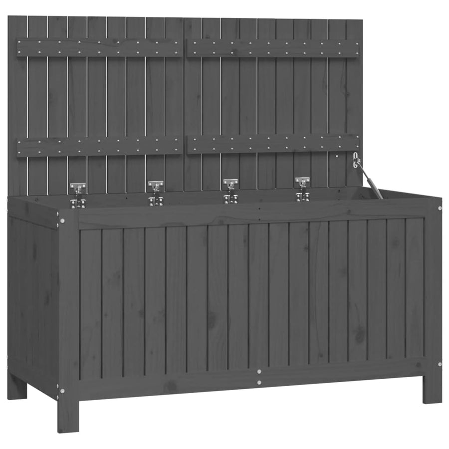 Tuinbox 121X55X64 Cm Massief Grenenhout Grijs