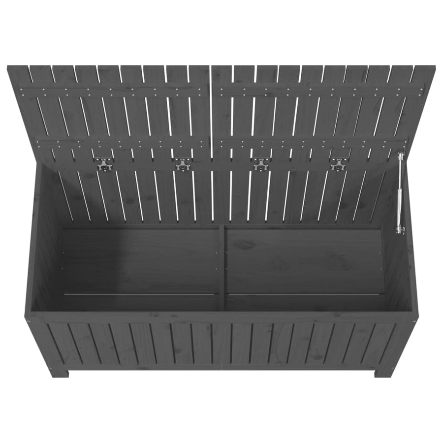 Tuinbox 121X55X64 Cm Massief Grenenhout Grijs