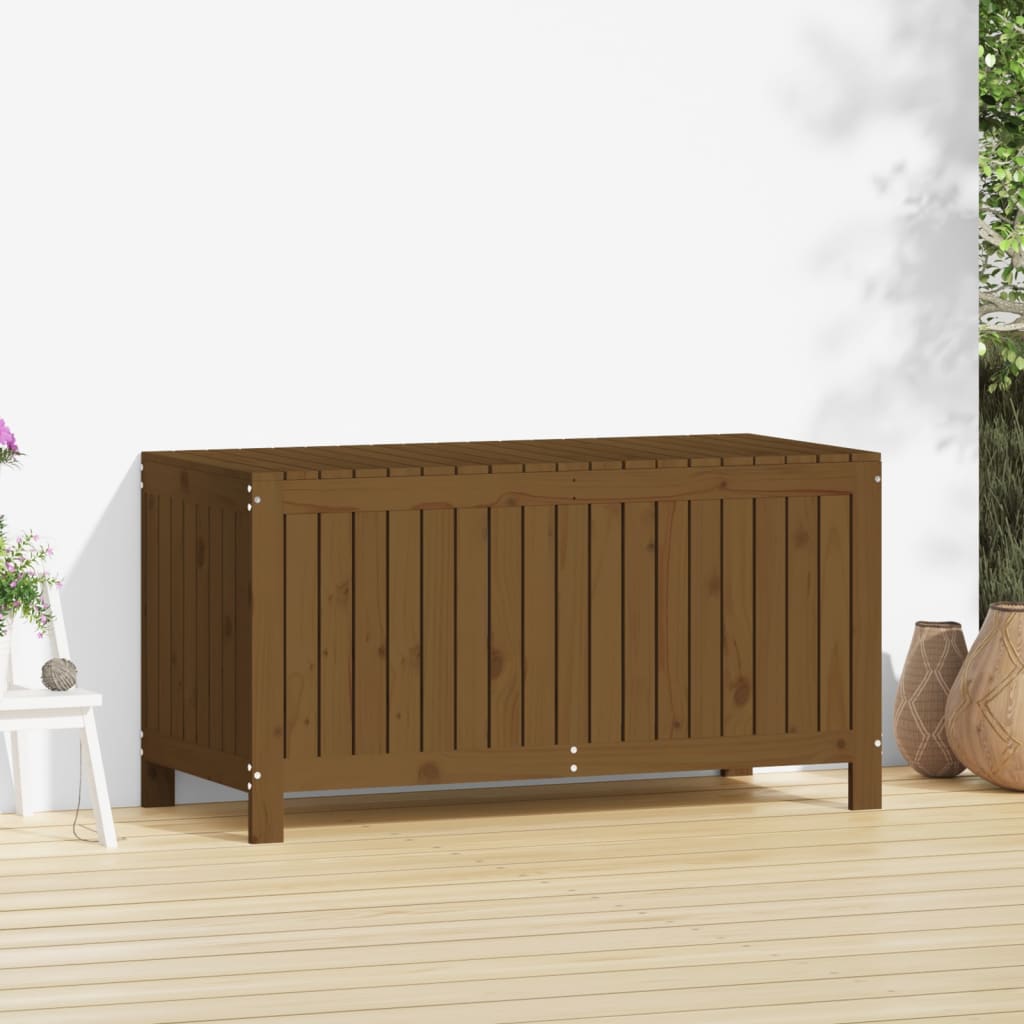 Tuinbox 121X55X64 Cm Massief Grenenhout Honingbruin