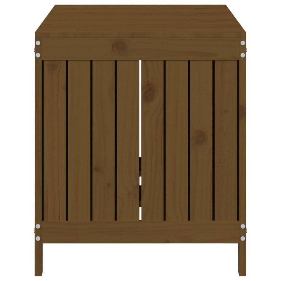 Tuinbox 121X55X64 Cm Massief Grenenhout Honingbruin