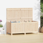 Garden storage box 147x68x64 cm solid pine