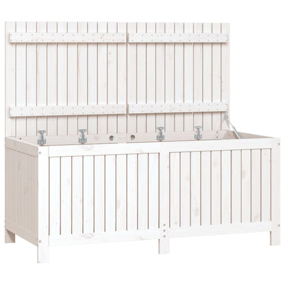 Tuinbox 147X68X64 Cm Massief Grenenhout Wit