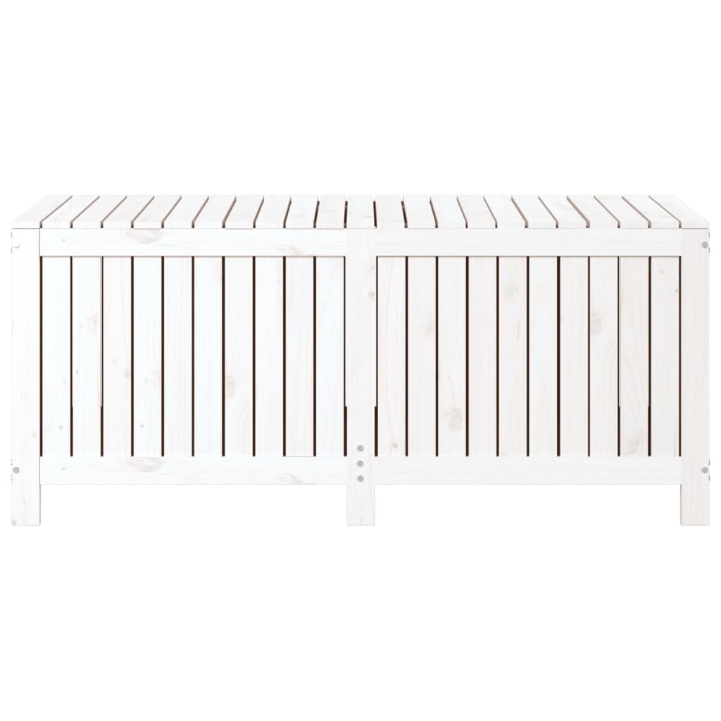 Tuinbox 147X68X64 Cm Massief Grenenhout Wit
