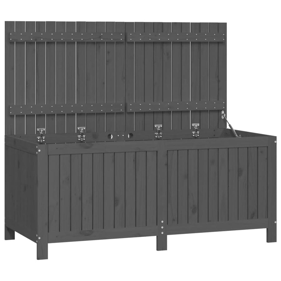 Tuinbox 147X68X64 Cm Massief Grenenhout Grijs