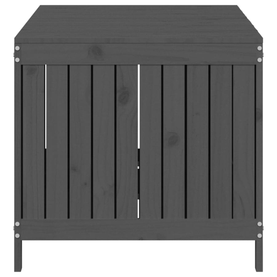 Tuinbox 147X68X64 Cm Massief Grenenhout Grijs