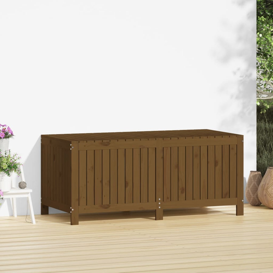 Tuinbox 147X68X64 Cm Massief Grenenhout Honingbruin