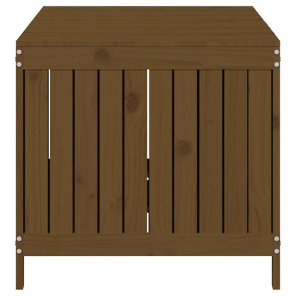 Tuinbox 147X68X64 Cm Massief Grenenhout Honingbruin