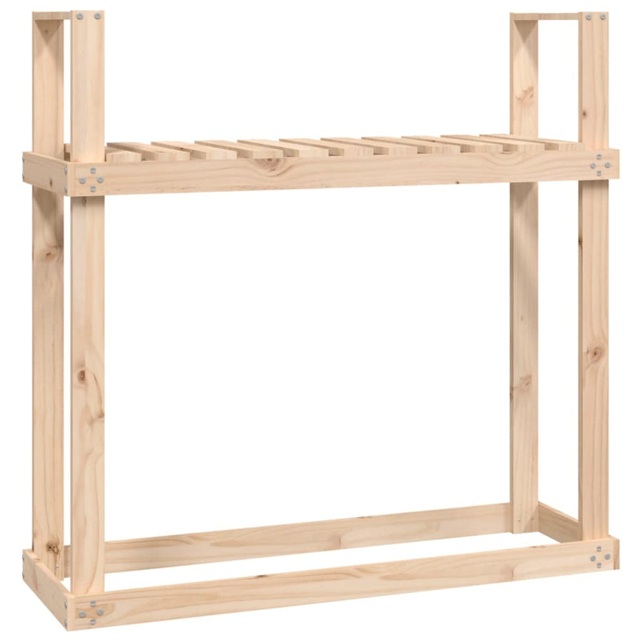 Haardhoutrek 110X35X108,5 Cm Massief Grenenhout Natuurlijk grenenhout