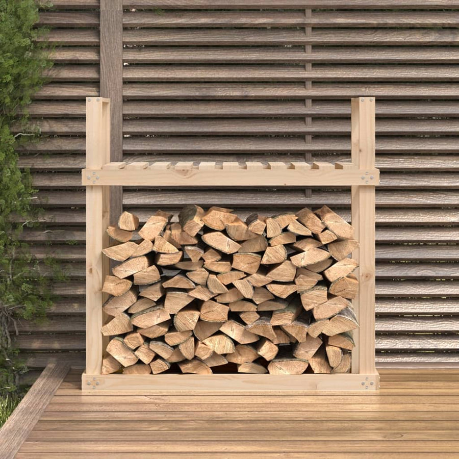 Haardhoutrek 110X35X108,5 Cm Massief Grenenhout Natuurlijk grenenhout