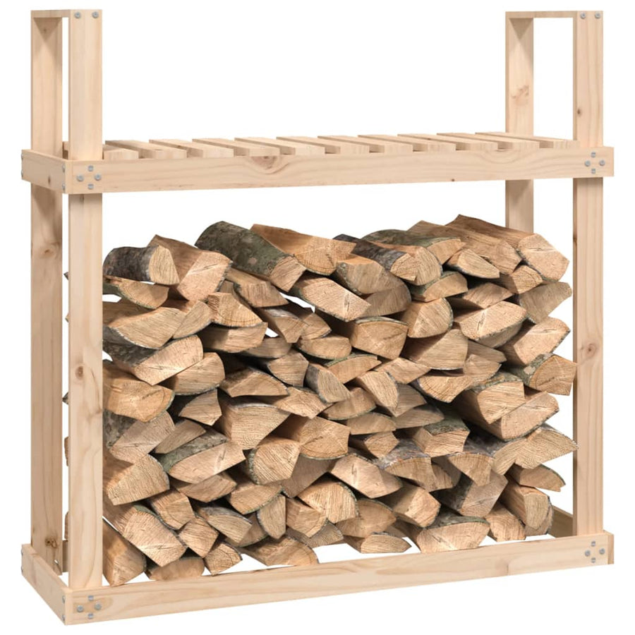 Haardhoutrek 110X35X108,5 Cm Massief Grenenhout Natuurlijk grenenhout