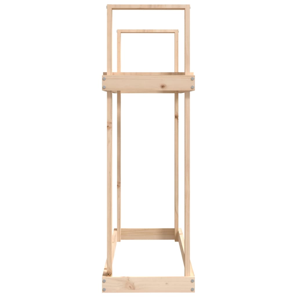 Haardhoutrek 110X35X108,5 Cm Massief Grenenhout Natuurlijk grenenhout