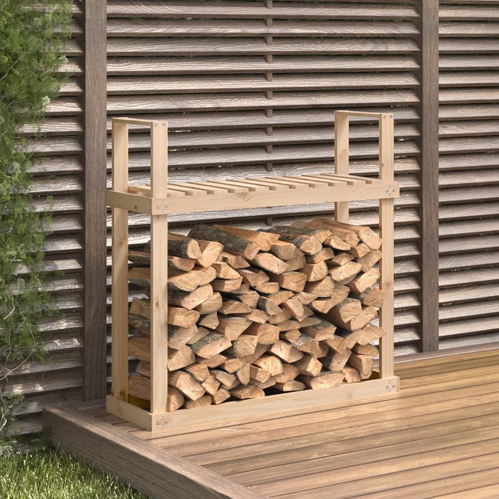 Haardhoutrek 110X35X108,5 Cm Massief Grenenhout Natuurlijk grenenhout