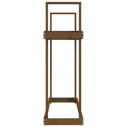 Haardhoutrek 110X35X108,5 Cm Massief Grenenhout Honingbruin Honingbruin grenenhout