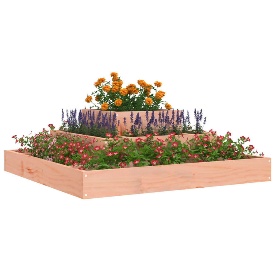 Plantenbak 80X80X27 Cm Massief Douglashout