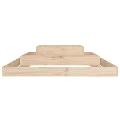 Plantenbak 110X110X27 Cm Massief Grenenhout