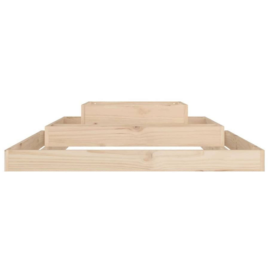 Plantenbak 110X110X27 Cm Massief Grenenhout