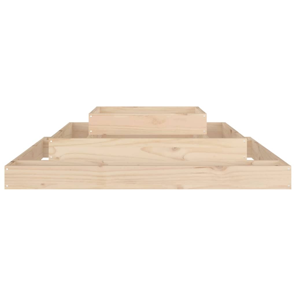 Plantenbak 110X110X27 Cm Massief Grenenhout