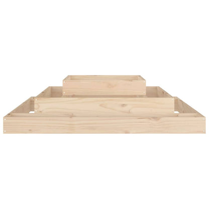 Plantenbak 110X110X27 Cm Massief Grenenhout