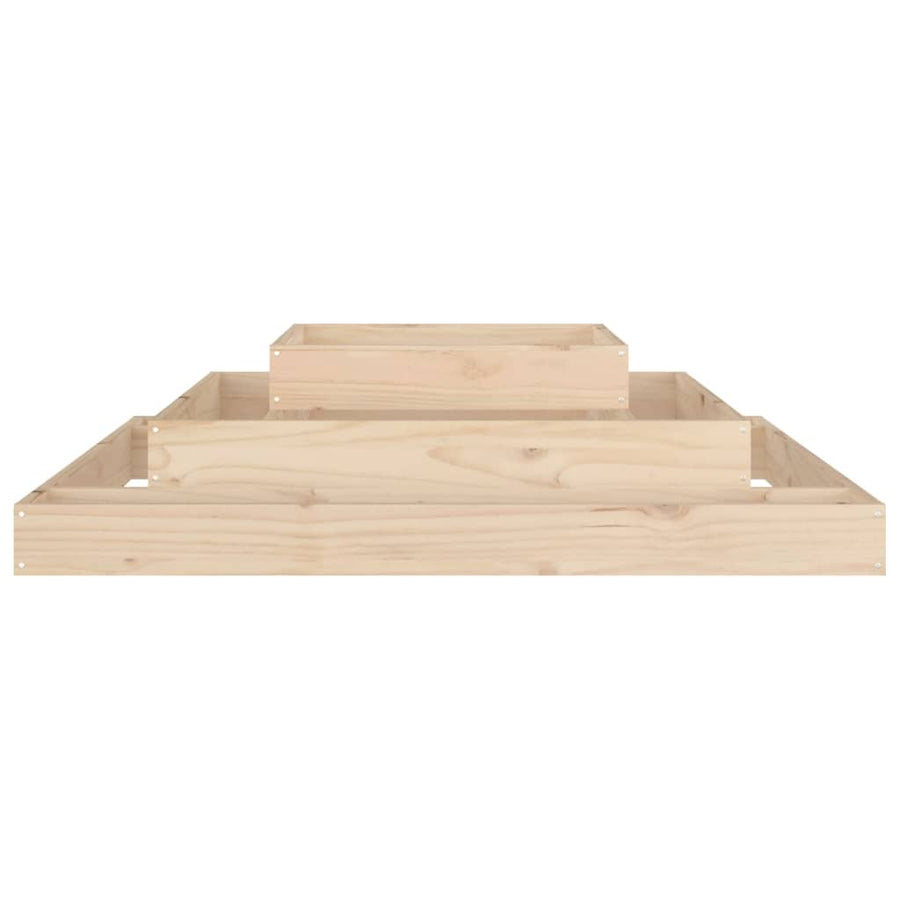 Plantenbak 110X110X27 Cm Massief Grenenhout