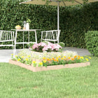 Planter 110x110x27 cm solid pine