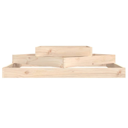 Plantenbak 112X112X27 Cm Massief Grenenhout 112 x 112 x 27 cm Natuurlijk grenenhout