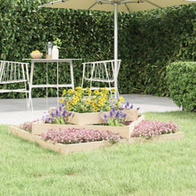 Plantenbak 112X112X27 Cm Massief Grenenhout 112 x 112 x 27 cm Natuurlijk grenenhout